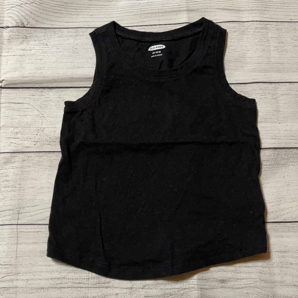 Old Navy Black Tank Top size 18-24M